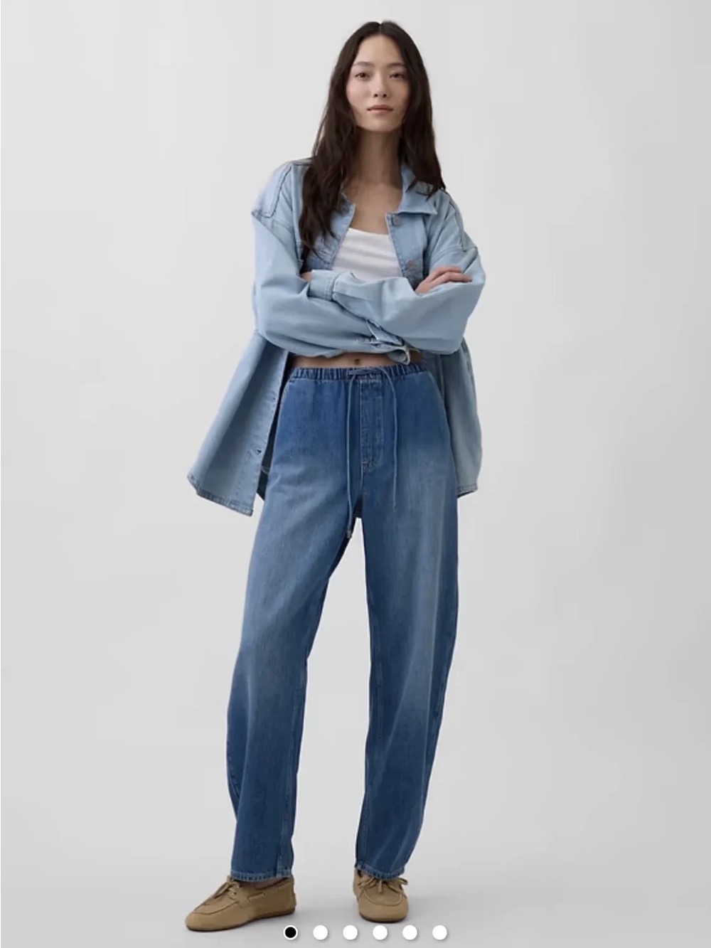 GAP Mid Blue Boyfriend Jeans XL
